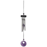 Woodstock Chimes PSAM The Original Guaranteed Musically Tuned Chime, 12-Inch, Precious Stones - Amethyst