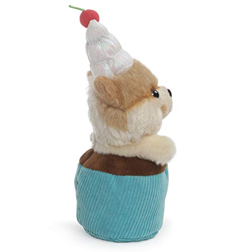 GUND Boo World's Cutest Dog Itty Bitty Boo Cupcake Plush Stuffed Animal, 5"