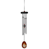 Woodstock Chimes WAGBR The Original Guaranteed Musically Tuned Small Agate Wind Chime, Brown