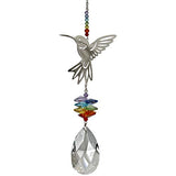 Woodstock Chimes CFZHU Rainbow Makers Crystal Fantasy Suncatcher, Nickel