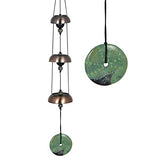 Woodstock Chimes TB3TR The Original Guaranteed Musically Tuned Chime Trio Temple Bells, Terra