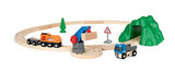 Brio Starter Lift&Load Set Wooden Toy Train, Multi