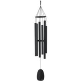 Woodstock Chimes BPLK The Original Guaranteed Musically Tuned Chime Large Bells of Paradise, 44-Inch, Black