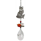 Woodstock Chimes CFFO Crystal Fantasy Suncatcher, Fox