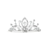 Lacy Crystal Spray Tiara Comb