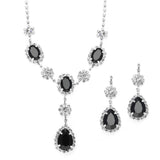 Rhinestone Prom & Bridesmaid Neck Set Teardrops 3803S