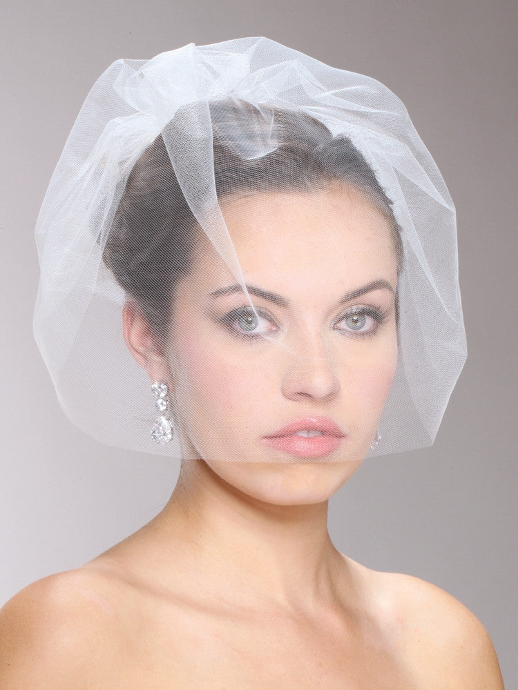 Handmade Tulle Birdcage Blusher Bridal Veil 3900V-W