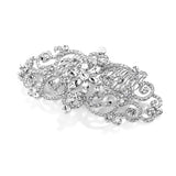 Glamorous Bold Scrolls Wedding or Prom Hair Comb with Crystals 4024HC