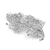 Sparkling Crystal Leaves Bridal or Prom Hair Comb 4025HC