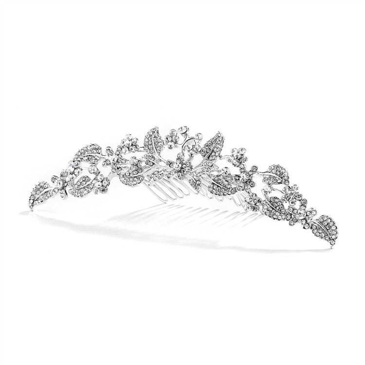 Crystal Garden Tiara Comb for Proms or Weddings 4035TC