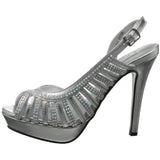 Touch Ups Women's Theresa Silver Metallic D'Orsay 9.5 M