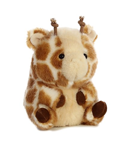 Aurora - Rolly Pet - 5" Giminy Giraffe, White, Tan