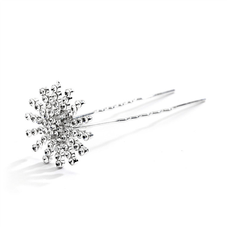 Rhinestone Starburst Hair Stick for Prom or Weddings