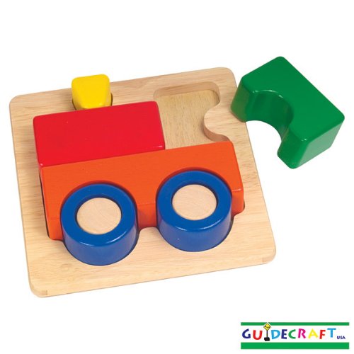 Guidecraft Primary Train Puzzle