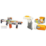 Nerf N-Strike Modulus ECS-10 Blaster and Nerf Modulus Stealth Ops Upgrade Kit Bundle