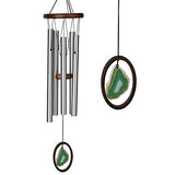 Woodstock Chimes WAGGL The Original Guaranteed Musically Tuned Large Agate Wind Chime, Green