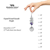 Woodstock Chimes CCGU Rainbow Makers Crystal Grand Cascade Suncatcher, Purple