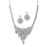 Top Selling Crystal & Statement Necklace Set for Weddings 4184S