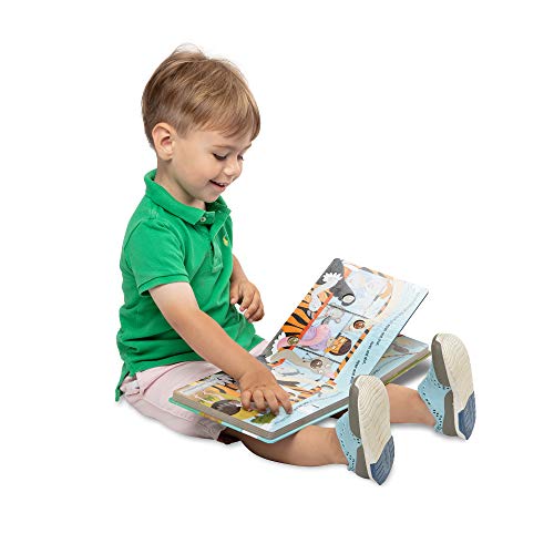 Melissa & Doug Poke-a-Dot Book – The Wheels on the Bus Wild Safari