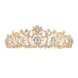 Graceful Scrolls Crystal Bridal Tiara 4187T