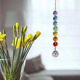 Woodstock Chimes CCHCB Rainbow Makers Crystal Chakra Cascade Suncatcher, Ball