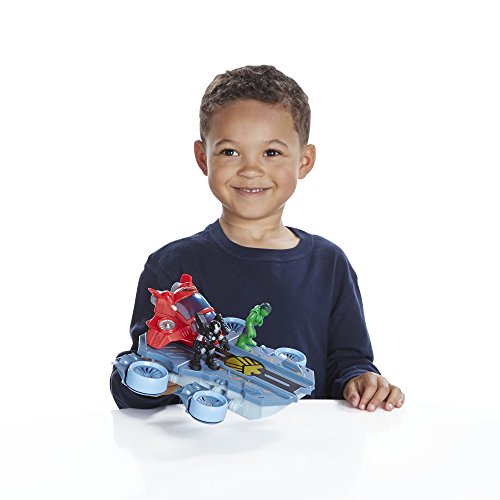 Playskool Heroes Marvel Super Hero Adventures Helicarrier Vehicle with War Machine Figure (Discontinued by manufacturer)