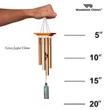 Woodstock Chimes WGBR Green Jasper Chime, Copper