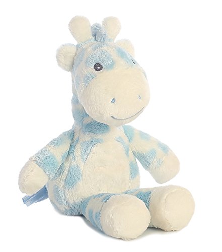 Aurora World 8.5" Soft Plush Giraffe - Gigi Rattle Blue