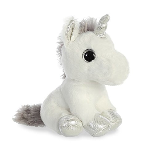 Aurora - Sparkle Tales - 8" Silver Unicorn