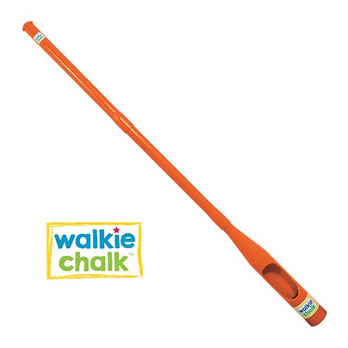 Walkie Chalk Stand Up Sidewalk Chalk Holder - Orange - Creative Outdoor Toy for Kids and Adults!