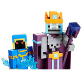 Minecraft Arch Illager and Redstone Golem 3.25" Figures 2-Pk Battle Figures, Great for Playing, Trading, and Collecting, Action and Battle Toy for Boys and Girls Age 6 and Older