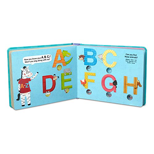 Melissa & Doug Children's Book - Poke-a-Dot: An Alphabet Eye Spy (Board Book with Buttons to Pop)