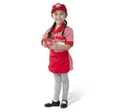 Melissa & Doug Server Role Play Costume Dress-Up Set with Realistic Accessories