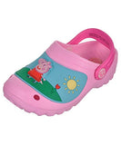 Peppa Pig Toddler Girl's Light Up Clog, Size 10- Pink