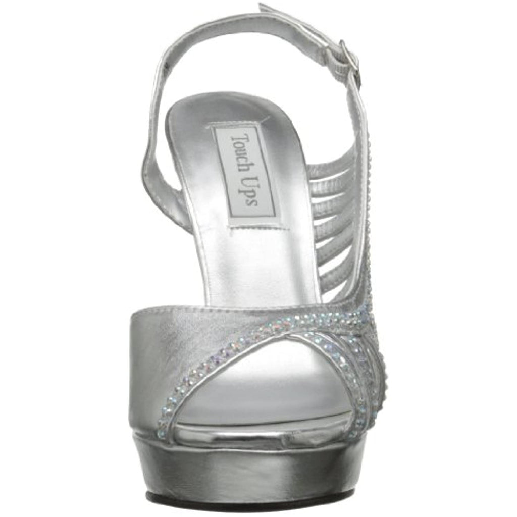 Touch Ups Women's Theresa Silver Metallic D'Orsay 11 M