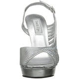 Touch Ups Women's Theresa Silver Metallic D'Orsay 7.5 M