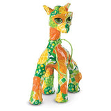 Melissa & Doug Decoupage Made Easy Giraffe Paper Mache Craft Kit with Stickers