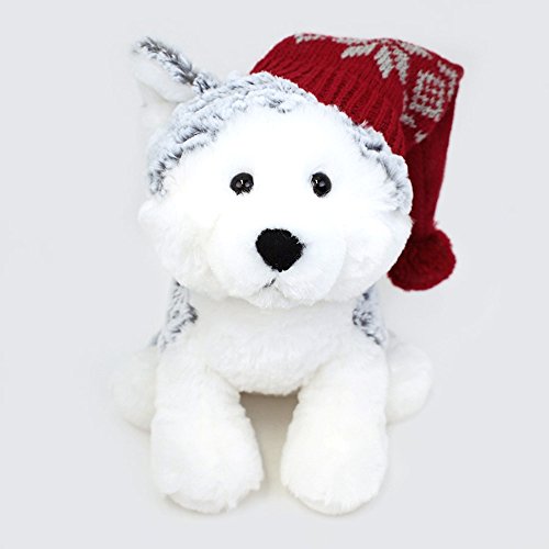 GUND Christmas Flurry Husky Plush, 8"/Medium