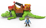 Fisher-Price Imaginext Walking Croc & Pirate Hook,Multicolor