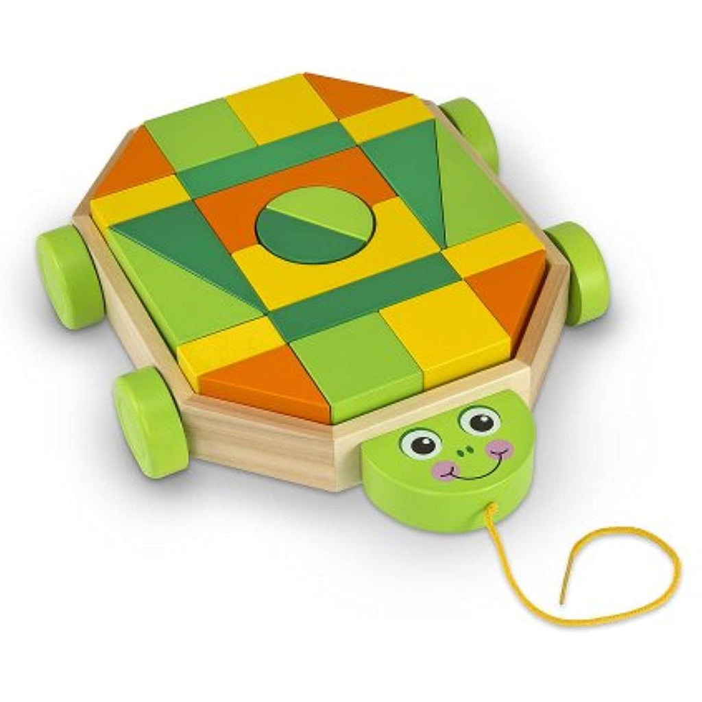 Melissa & Doug Turtle Block Cart