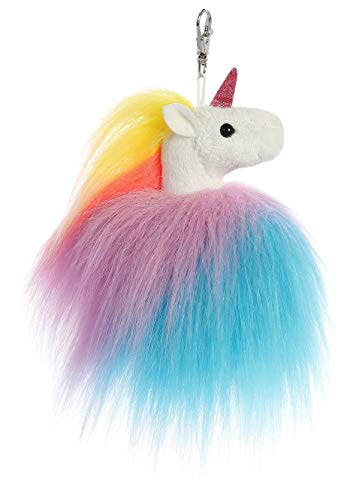 Aurora - Sparkle Tales - 5" Twirly Unicorn Keyclip