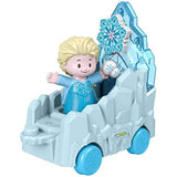 Bundle of 2 |Fisher-Price Little People Disney Princess Parade Floats (Elsa Frozen 2 + Moana's Float Multi)