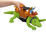 Fisher-Price Imaginext Walking Croc & Pirate Hook,Multicolor