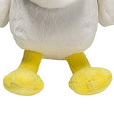 JINX Minecraft Chicken Plush Stuffed Toy, White, 7.5" Tall