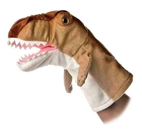 Aurora World Hand Puppet Plush T Rex Dinosaur, 10" - 32026