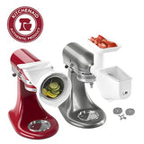 KitchenAid FPPA Stand Mixer Attachment Pack 1 with Food Grinder, Fruit & Vegetable Strainer, and Rotor Slicer & Shredder