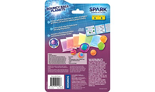 Spark: Science in a Flash Bouncy Ball Planets Kit