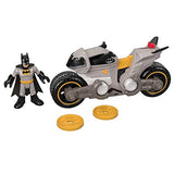 Fisher-Price IMAGINEXT DC Super Friends Batman & Batcycle, Multicolor FXW89