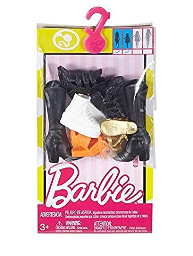 Barbie Accessories Original & Petite Doll Shoe Pack