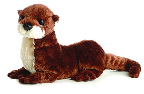 Aurora Plush 12" American River Otter Flopsie, Multi